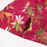 わんこ服・アロハシャツ🌺バーガンディ・ヘリテージ・ライン