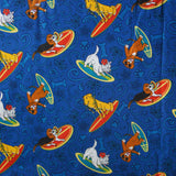 わんこ服・アロハシャツ🌺ドッグサーフィン ネイビー