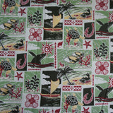 わんこ服・アロハシャツ🌺シークリーチャーグリーン