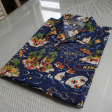 アロハシャツ・ムスビアイランド🌺わんこ服とお揃い