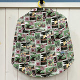 わんこ服・アロハシャツ🌺シークリーチャーグリーン