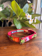 わんこ服とお揃い🌺首輪(SMサイズ)