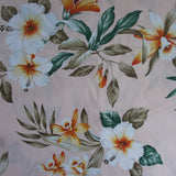 わんこ服・ムームー🌺カトレア・ハイビスカス サーモンピンク