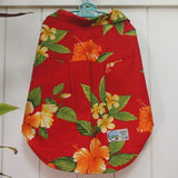 わんこ服・アロハシャツ🌺ハイビスカス/プルメリア M