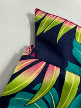 わんこ服・アロハシャツ🌺ビビットモンステラ M