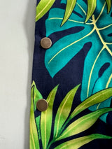 わんこ服・アロハシャツ🌺ビビットモンステラ M