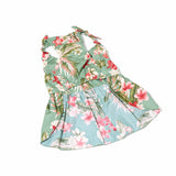 わんこ服・ムームー🌺プルメリアヤシ・セージ