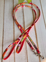 わんこ服とお揃い🌺リード(SMサイズ）