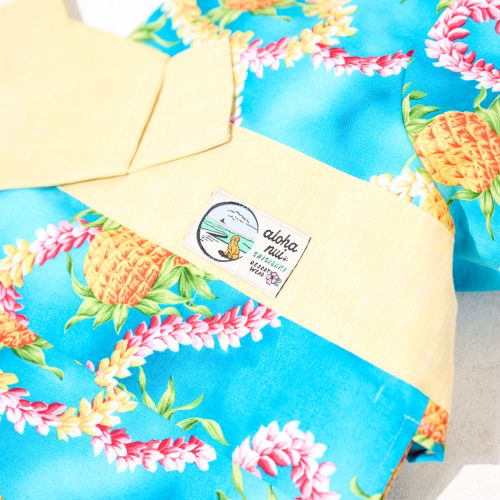 【5月上旬販売開始】わんこ浴衣🌺パイナップル・レイ