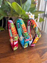 わんこ服とお揃い🌺首輪(SMサイズ）