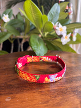 わんこ服とお揃い🌺首輪(SMサイズ）